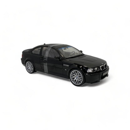 1/18 Solido BMW E46 CSL (2003) - Metal Diecast, Sleek Black|Sold in Dturman.com Dubai UAE.