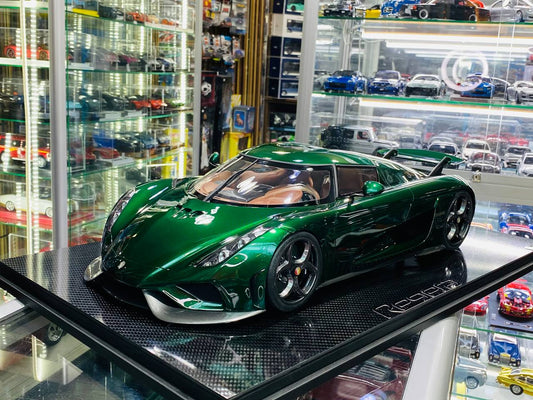 1/8 FrontiArt Koenigsegg Regera Resin Model - Green Tinted Carbon | Limited Edition