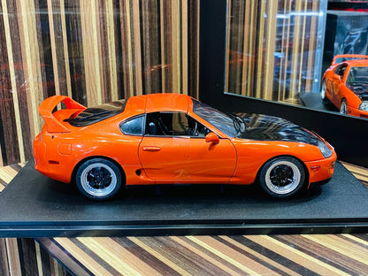 1/18 Diecast Solido Toyota Supra MK4 Targa Roof (1999) Active red Miniature Car