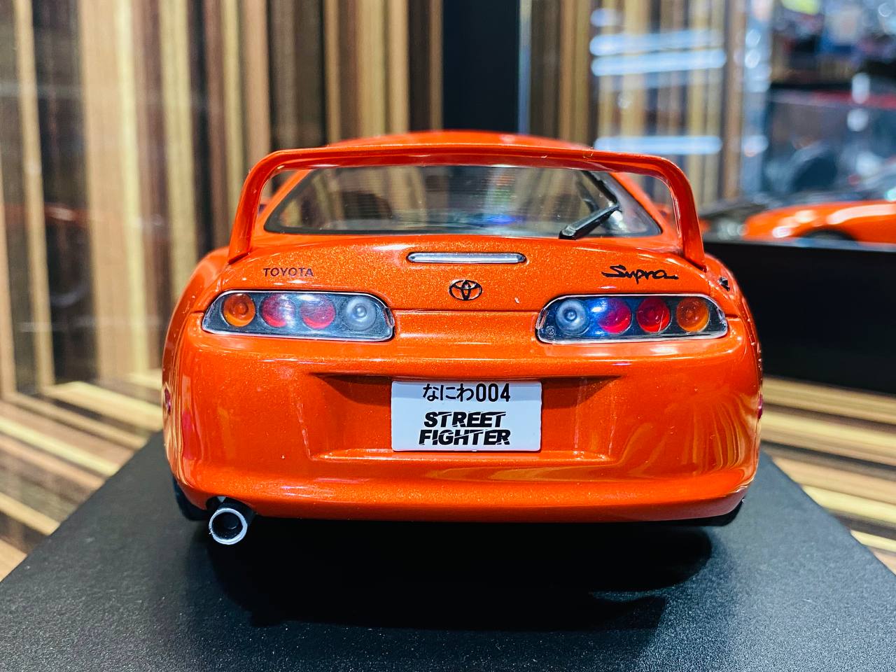 1/18 Diecast Solido Toyota Supra MK4 Targa Roof (1999) Active red Miniature Car
