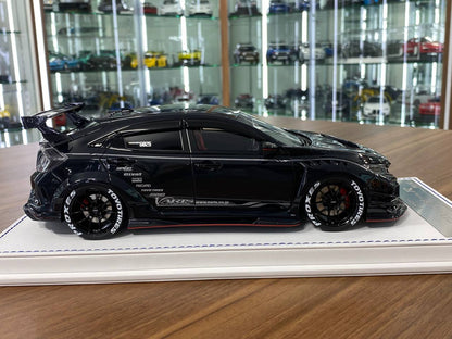 1:18 Resin – M.S. Miniature Special Honda Civic FK8 Type R (Varis) – Crystal Black Pearl – Limited 50 pcs