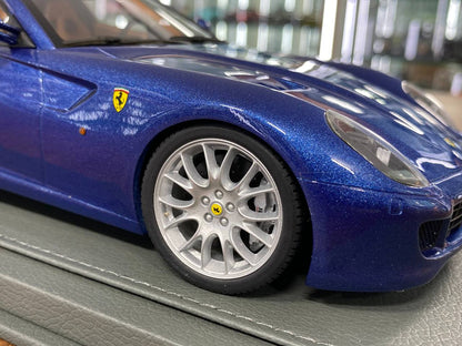 1/18 Resin BBR Models Ferrari 599 GTB Cambio Manuale Blu Mirabeau Ltd.Edn. 72 pcs