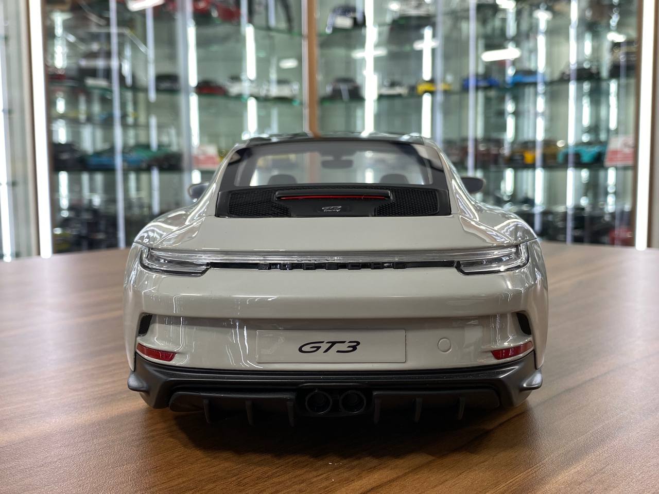 1/12 Resin Porsche 911 (992) GT3 Touring – Grey | GT Spirit | Limited Edition