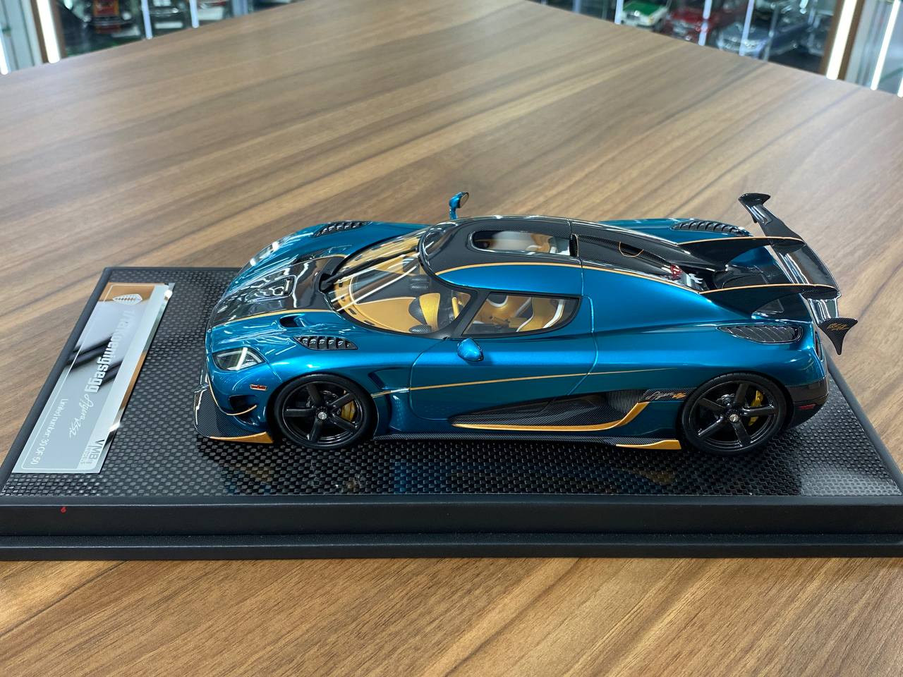 1/18 Resin – Koenigsegg Agera RS | VMB Models | Blue Turquoise | Limited 50 pcs