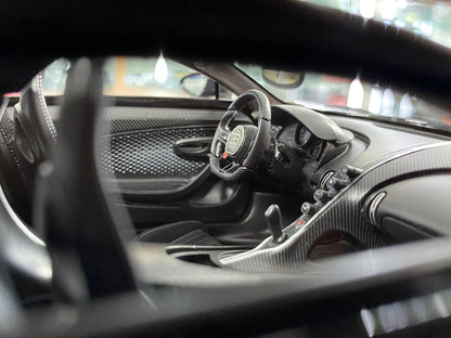 ★ 1:18 H&H Bugatti Chiron Pur Sport – Black Carbon Fiber – Limited Edition of 30
