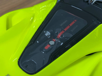 1/18 Ferrari LaFerrari by Davis & Giovanni fluorescent yellow with Black Roof