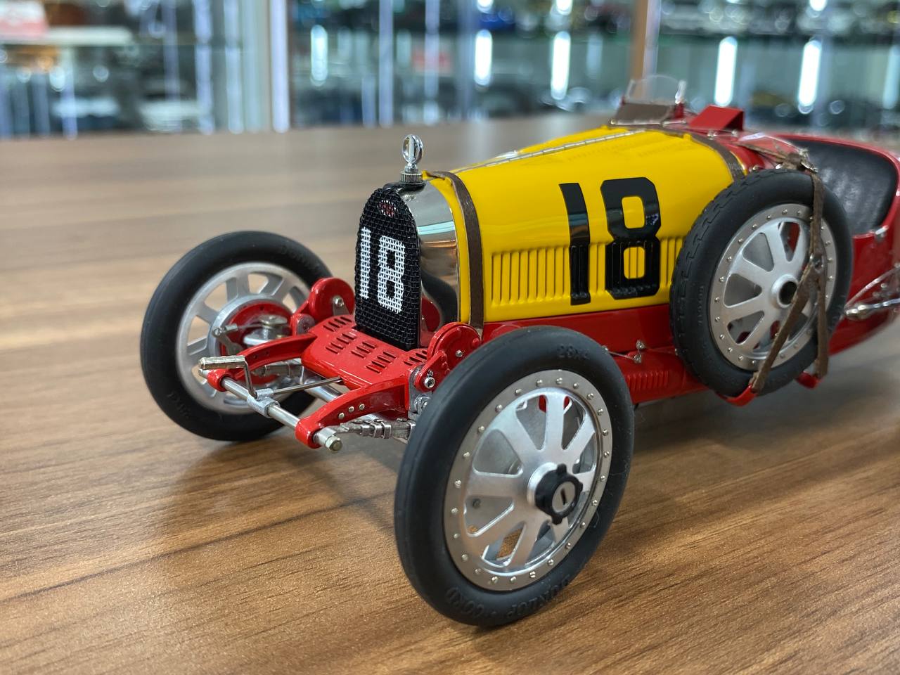 CMC BUGATTI TYP 35 GP Nation, Colour Project Spanien [1/18 Diecast