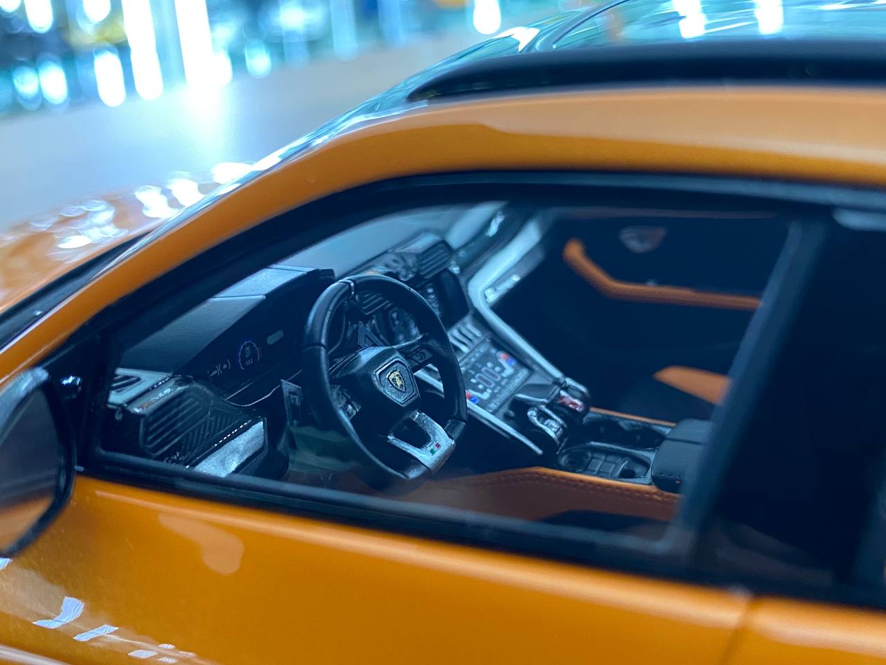1:18 Resin Model - MR Collection Models Lamborghini Urus #63 (Orange)