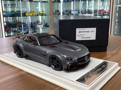 1:18 Resin Model – Davis & Giovanni Mercedes-Benz AMG GT Mansory – Matt Metallic Grey – Limited 30 pcs