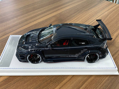 1:18 Resin – M.S. Miniature Special Honda Civic FK8 Type R (Varis) – Crystal Black Pearl – Limited 50 pcs