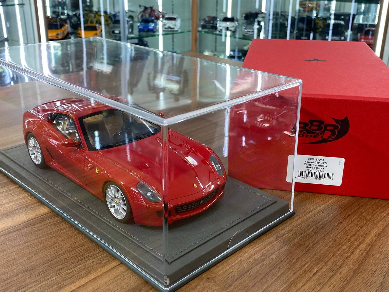 1/18 Resin BBR Models Ferrari 599 GTB Cambio Manuale Rosso Corsa  Limited Edition: 126 pcs