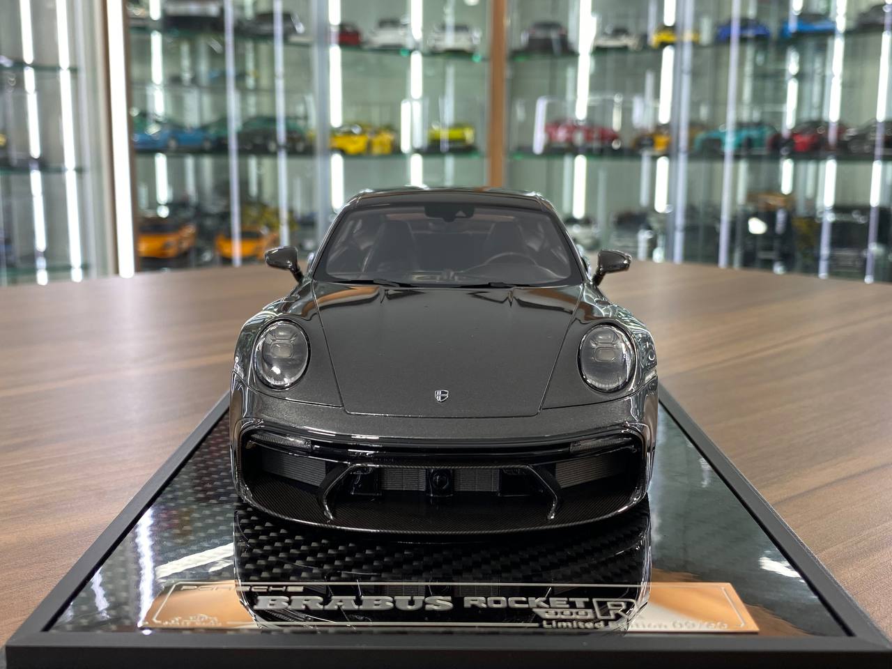 1/18 Resin VIP Model Porsche BRABUS Rocket 900 R Metal Grey Decal Ltd.Edn. 66 pcs