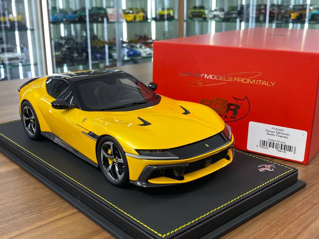 1/18 Ferrari 12 Cilindri Giallo Tristrato | BBR Models | Limited 50 pcs