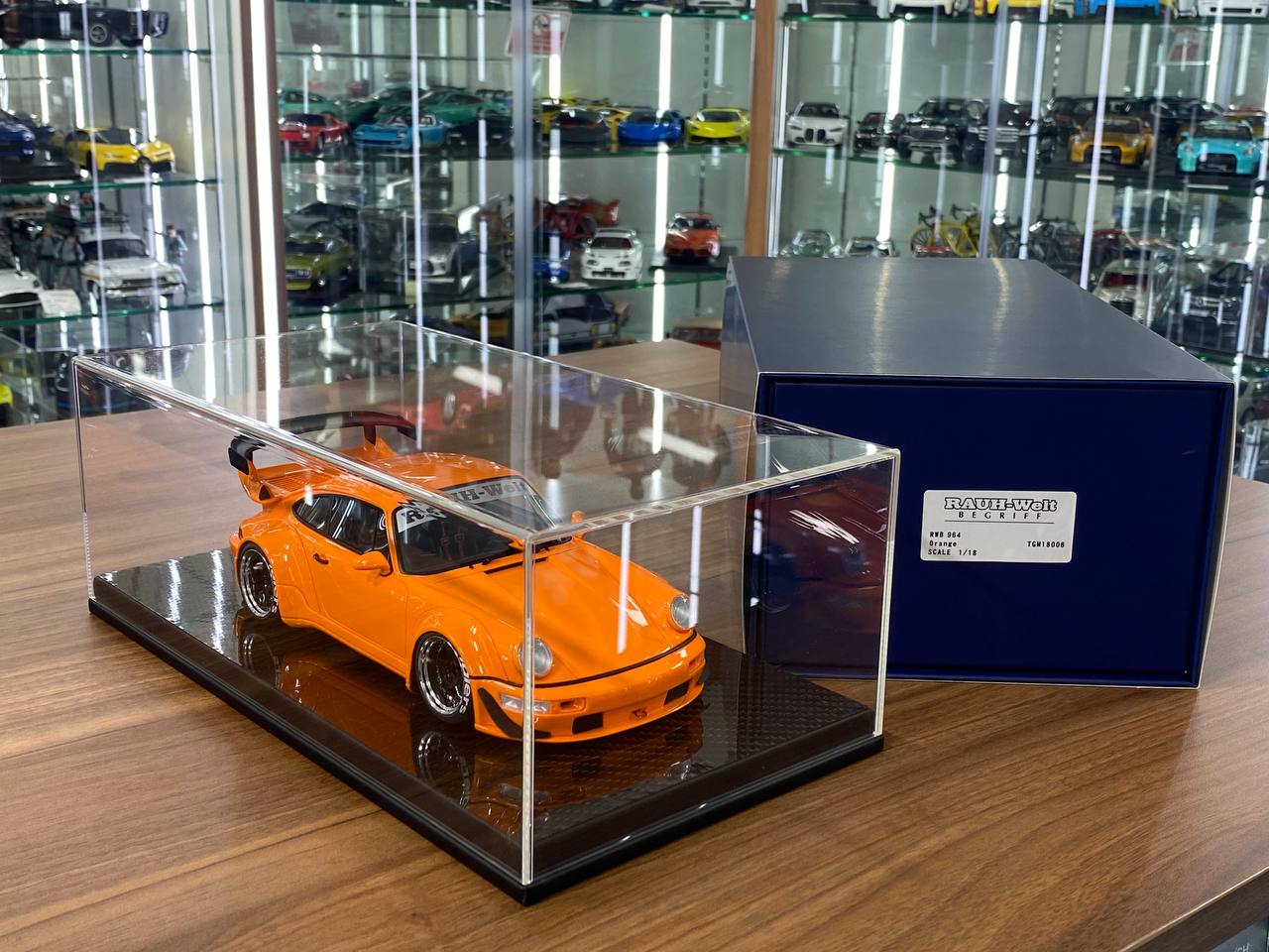 1/18 Resin Model – Porsche RWB 964 | TGM Model Works | Orange | Limited 99 pcs