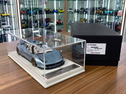 1/18 Resin – Ferrari 458 Spider GT LB Works | Davis & Giovanni | Ice Blue Metallic | 1 of 11