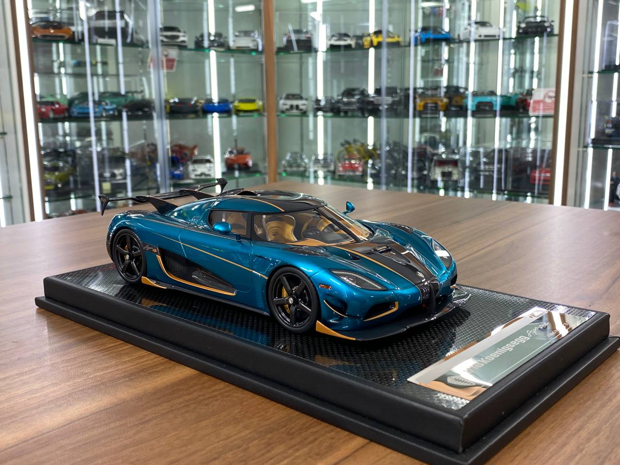 1/18 Resin – Koenigsegg Agera RS | VMB Models | Blue Turquoise | Limited 50 pcs