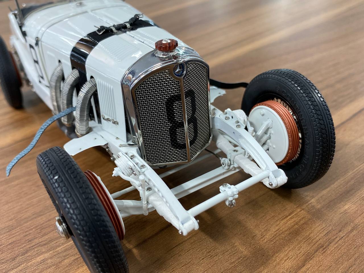 CMC Mercedes-Benz SSKL 1931 Großer Preis von Deutschland [1/18 Diecast White]