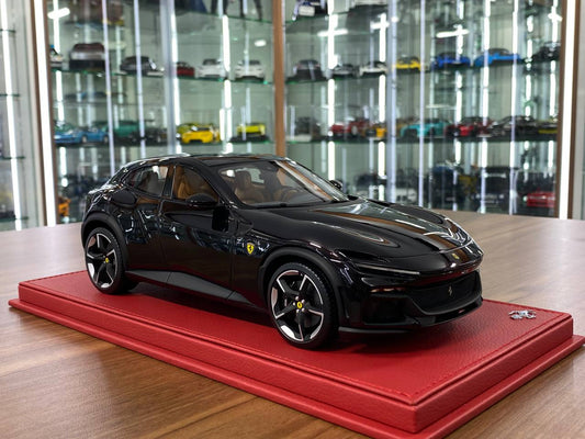 1/18 Resin BBR Models Ferrari Purosangue in  Nero Purosangue Metallic (Ltd Edn.80 pcs)