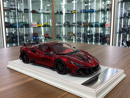 1/18 Resin – MANSORY F8XX | Davis & Giovanni |Chrome Red with Black Livery|Limited 15 pcs.