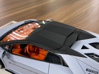 1/18 Resin Model – Lamborghini Aventador Roadster LB Performance | Davis & Giovanni | Matt Grey | 1 of 5