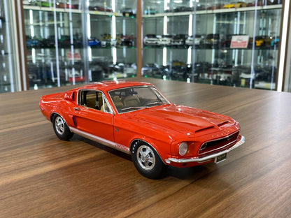 ACME Ford Shelby GT500 KR 1968 - 1/18 Diecast, Orange - Paint Rashes Present