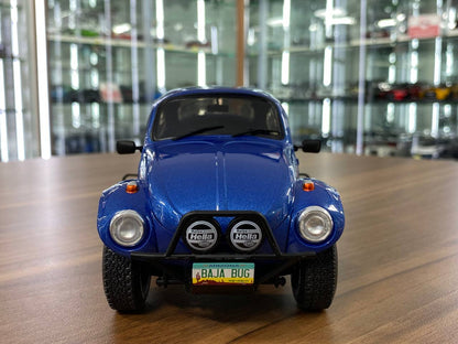 1/18 Solido Volkswagen BEETLE BAJA BLUE 1975 Model Car