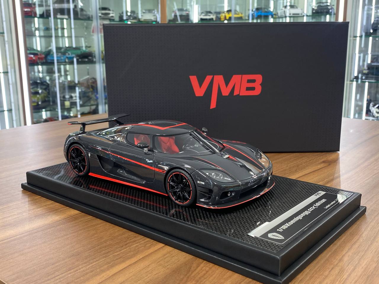 1/18 Resin –Koenigsegg CXX Edition | VMB Model | Carbon Fiber | Limited 30| RARE