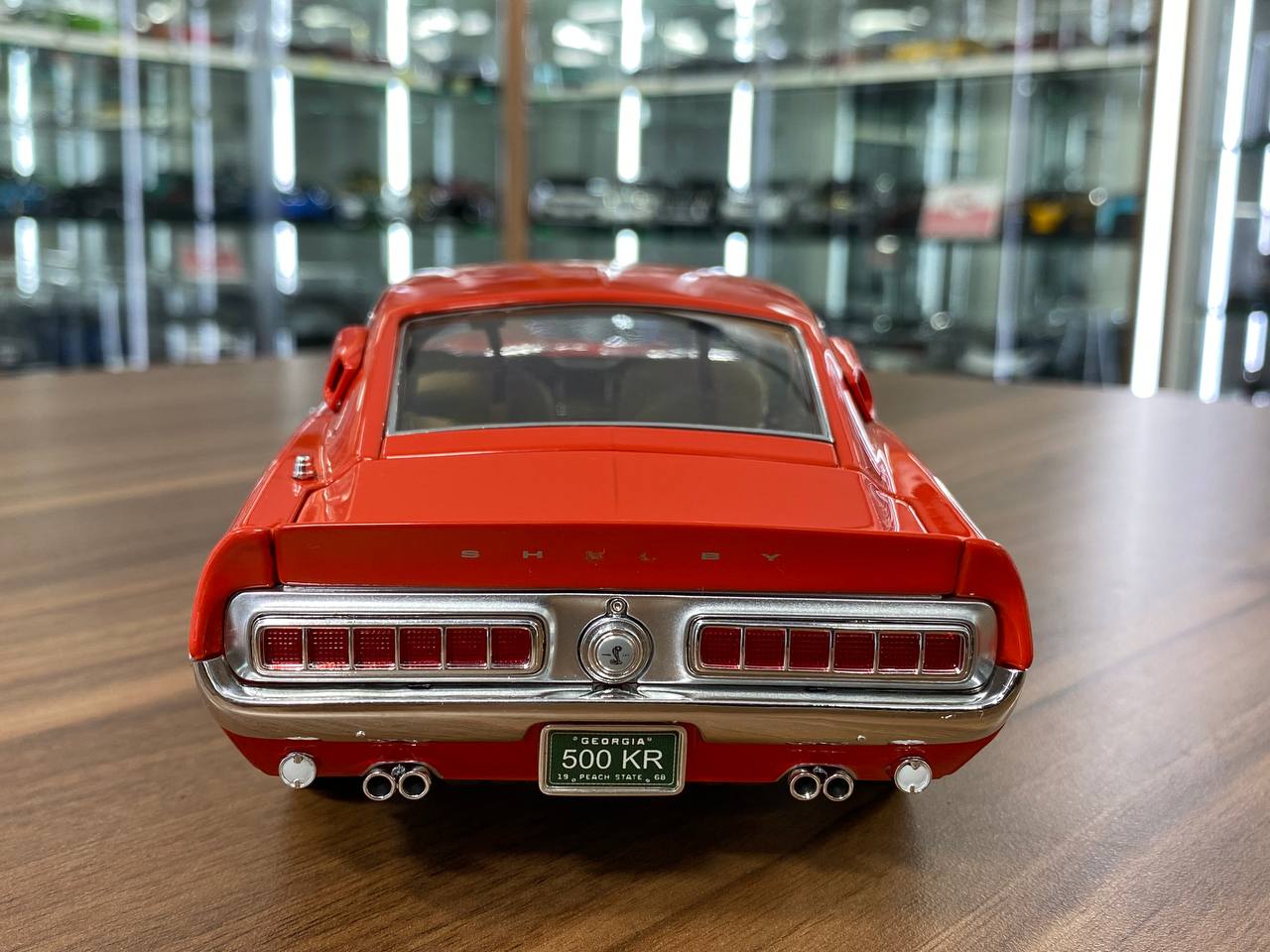 ACME Ford Shelby GT500 KR 1968 - 1/18 Diecast, Orange - Paint Rashes Present
