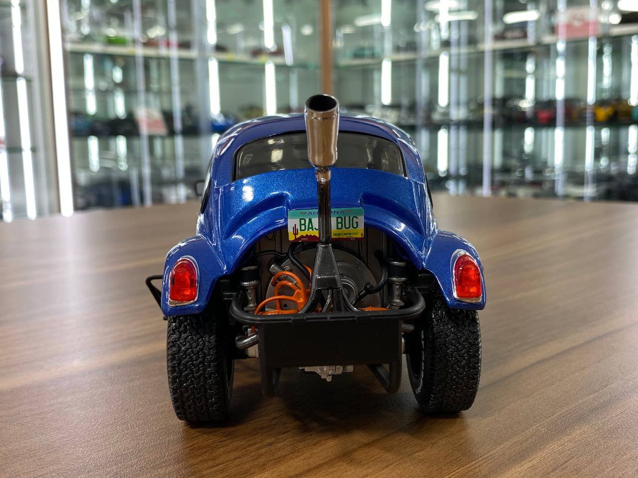 1/18 Solido Volkswagen BEETLE BAJA BLUE 1975 Model Car