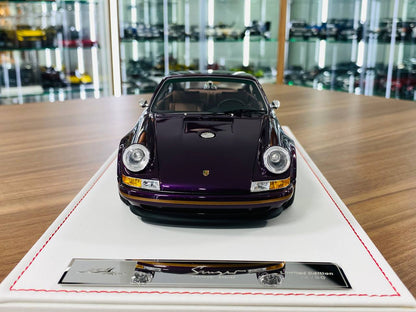 Ivy Model Porsche 911 Singer – 1/18 Resin Model, Carmona Red/Purple, Limited 14/51