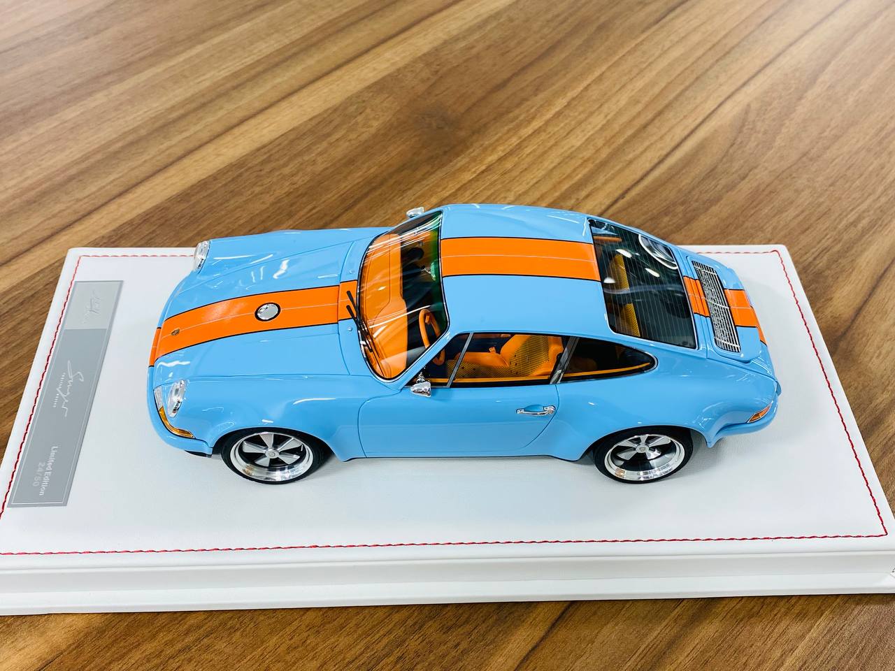 Ivy Model Porsche 911 Singer – 1/18 Resin Model, Gulf Blue, Limited 55