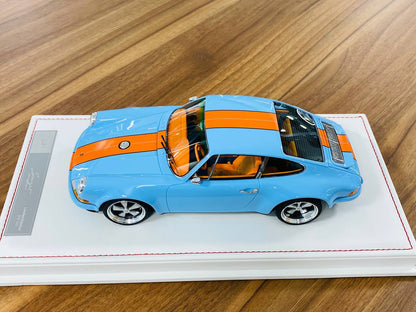 Ivy Model Porsche 911 Singer – 1/18 Resin Model, Gulf Blue, Limited 55