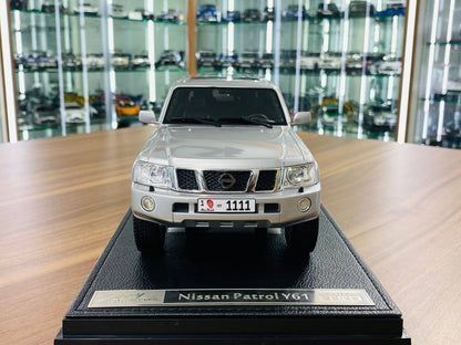 Ivy Model 1/18 Nissan Patrol Safari Y61 – Silver, Limited Edition