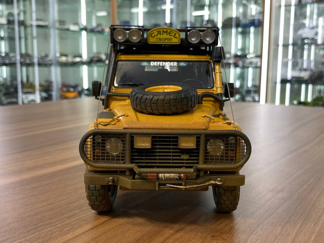 Modellino 1/18 Land Rover 110 Camel Cup Support Sabah 1993 - Pressofuso, Giallo, Parti Apribili - Foto 4