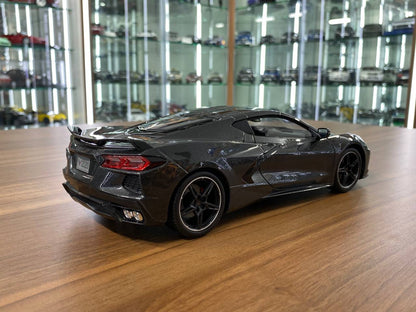 1/18 Diecast Maisto Chevrolet Corvette Stingray Coupe 2020 Grey