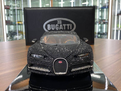 1/18 Diecast Bugatti Chiron Swarovski Crystal Limited Edition (137 out of 150) Bburago