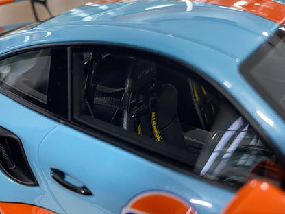 1:18 Resin Model  – Davis & Giovanni Porsche 911 GT3 RS (911.2) Gulf Blue Limited 20 pcs