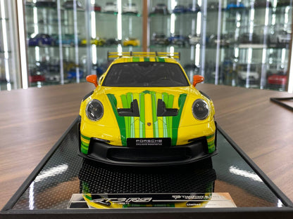 1:18 Resin Timothy & Pierre Porsche 911 GT3 RS (992.1) Weissach Package Grello Livery Limited 1 of 25
