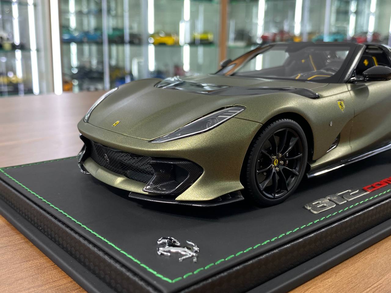 1/18 Resin  – BBR Models Ferrari 812 CompetizioneA ( Aperta ) Verde Manzoni matt Limited-70 pcs