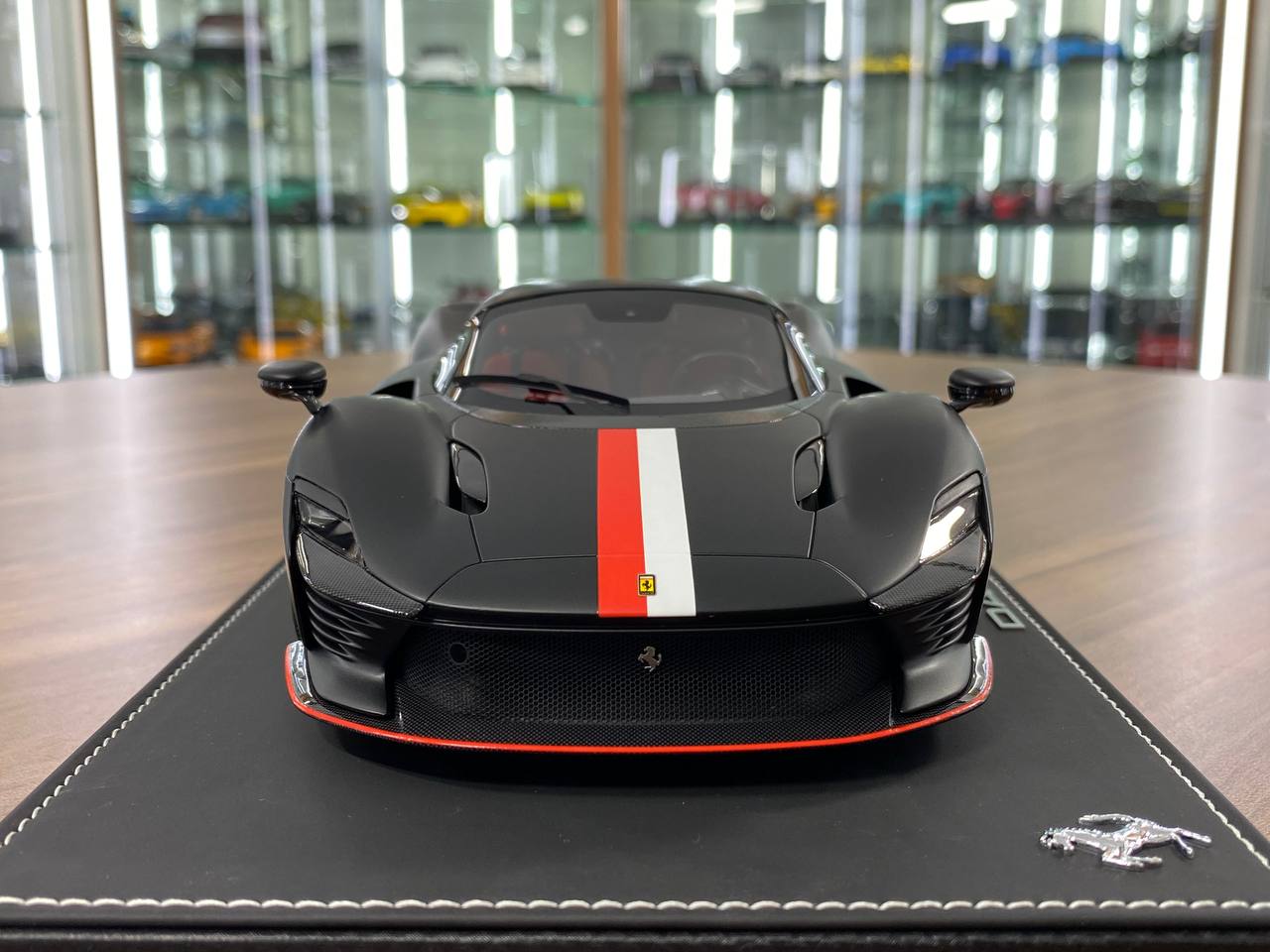 1/18 Resin Model – BBR Models Ferrari Daytona SP3 Hard Top (Charles Leclerc Edition)  Matt Black  Ltd.Edn.146 pcs