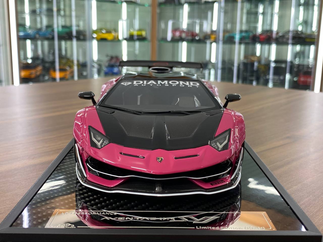 1/18 Resin – VIP Models Lamborghini Aventador SVJ Pink Decal  Limited Edition: 30 pcs