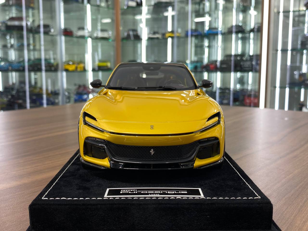 1/18 Resin  – MR Collection Models Ferrari Purosangue Yellow  Limited Edition: 01 of 01 pcs