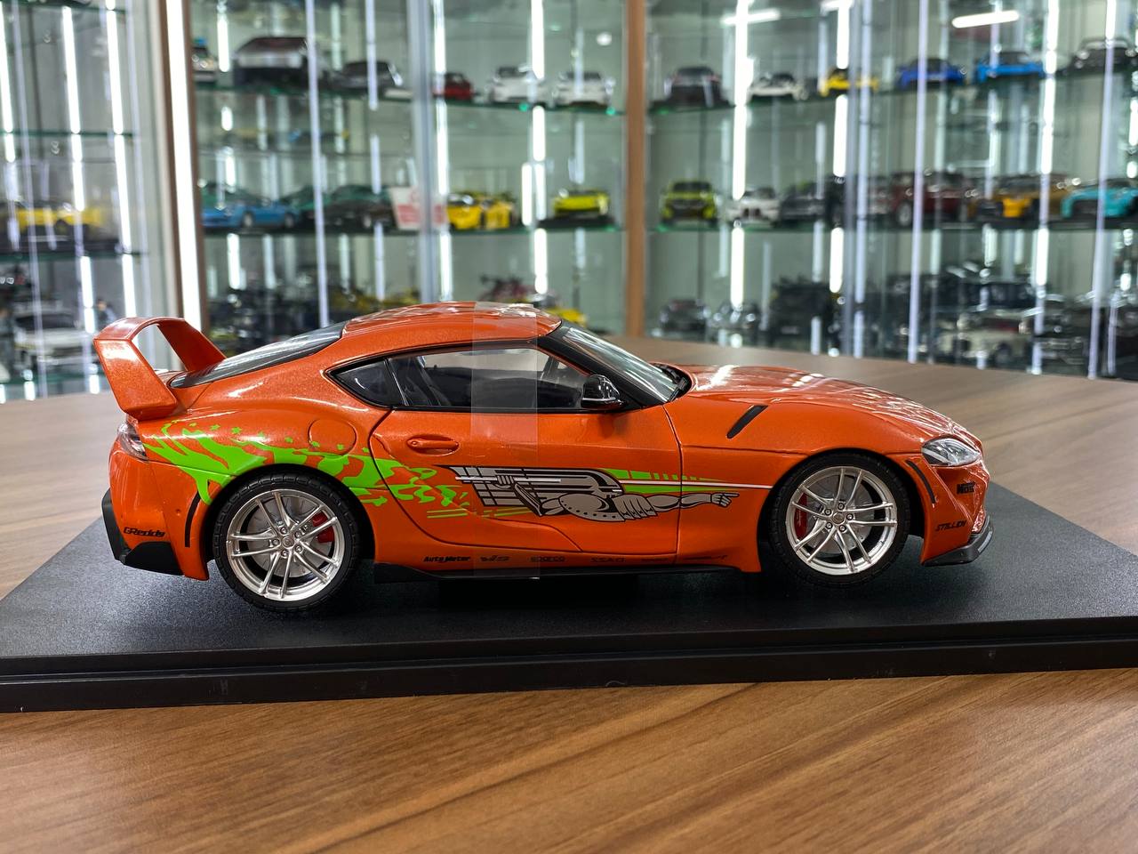 1/18 Diecast doors opening  Solido Toyota Supra GR Tribute 2024 Color - Orange