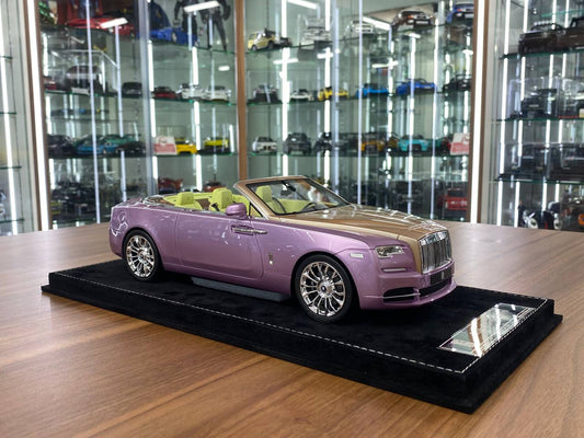 1/18 Resin Model – Rolls Royce Dawn | H&H | Victoria Violet / Desert Gold