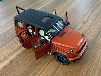 1/18 Diecast  – Mercedes-Benz G 63 AMG Model | Minichamps Dealer Edition | Full Opening | Copper Orange Magno