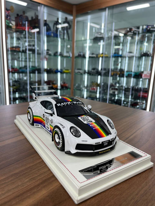 🚘 VIP Models 1:18 Resin Porsche RWB 911 Carrera S – Silver | Limited Edition of 99