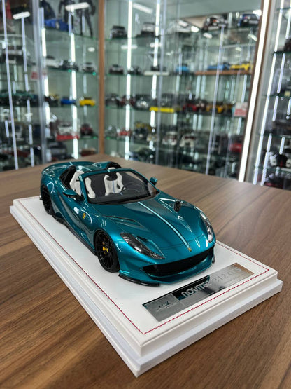 1:18 Ivy Models Ferrari 812 GTS Novitec – Ocean Blue (Resin, Limited to 60 pcs)