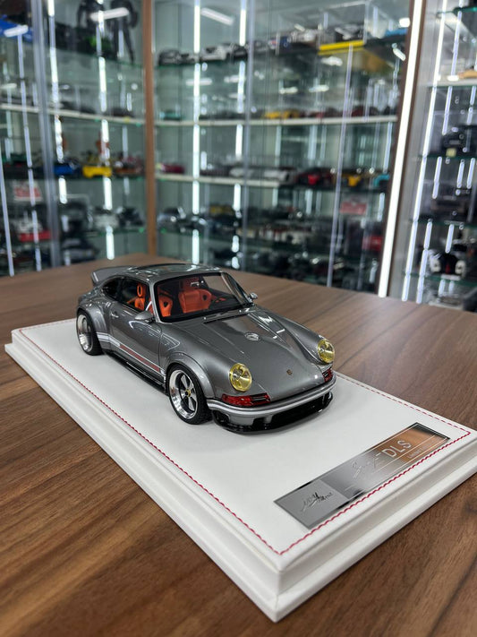 ★ 1/18 Porsche Singer DLS by Ivy Models – Silver with Orange Interior | Limited to 20 Pieces