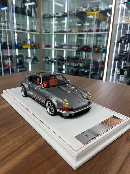 ★ 1/18 Porsche Singer DLS by Ivy Models – Silver with Orange Interior | Limited to 20 Pieces