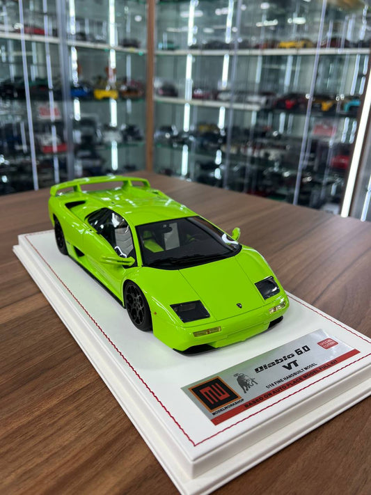 1/18 Resin Lamborghini Diablo 6.0 VT Yellow Model | Brand Model Workshop | Limited Edition